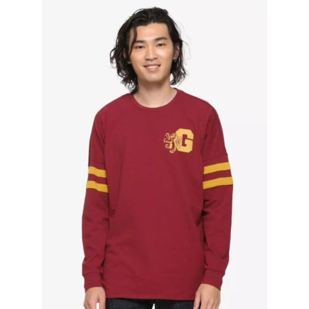 NWT Harry Potter Gryffindor House Hype Jersey - BoxLunch Exclusive Sz L - Picture 3 of 12